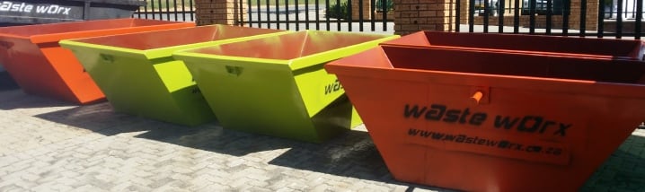 A range of Waste Worx skips